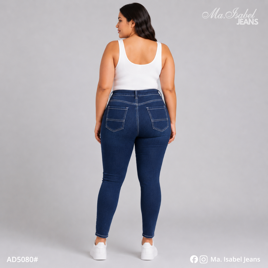 Jean Skinny Mujer - Marino