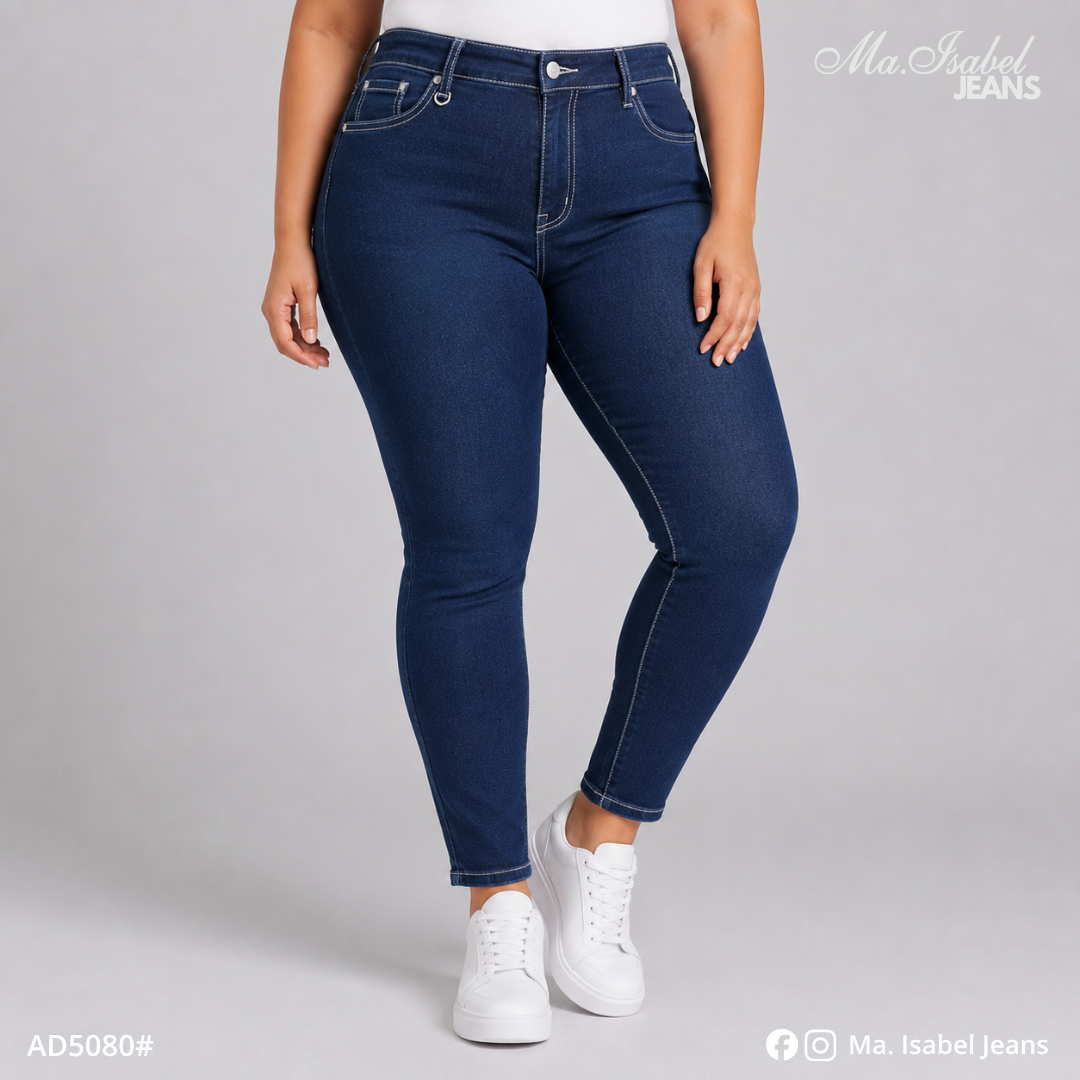 Jean Skinny Mujer - Marino