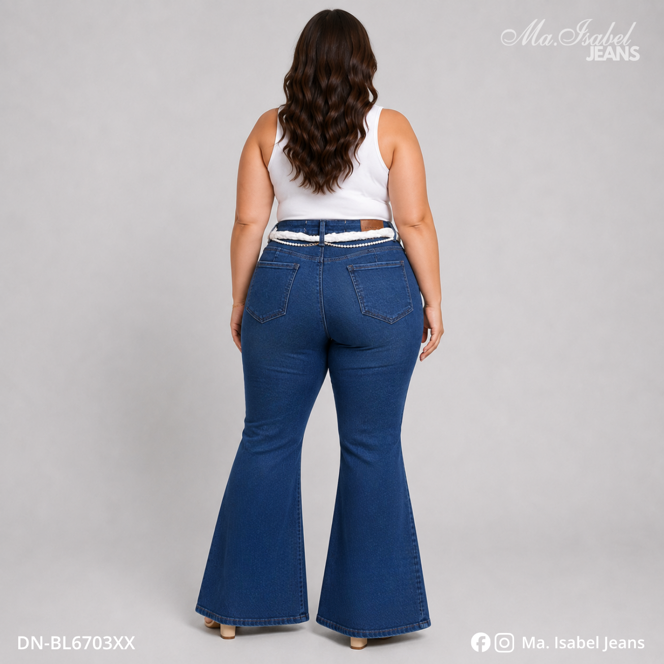 Jean Campana Curvy - Azul Marino