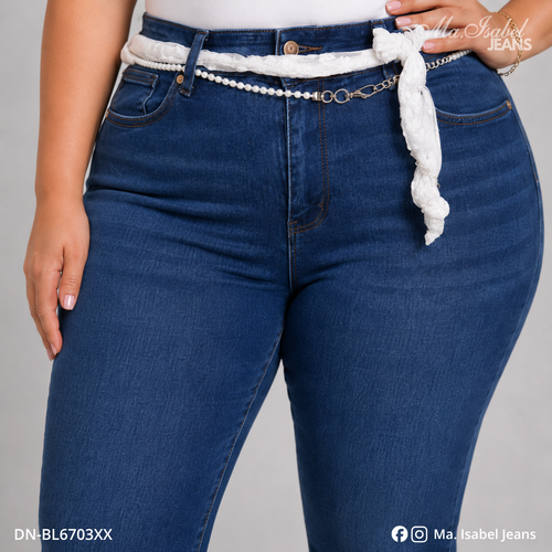Jean Campana Curvy - Azul Marino