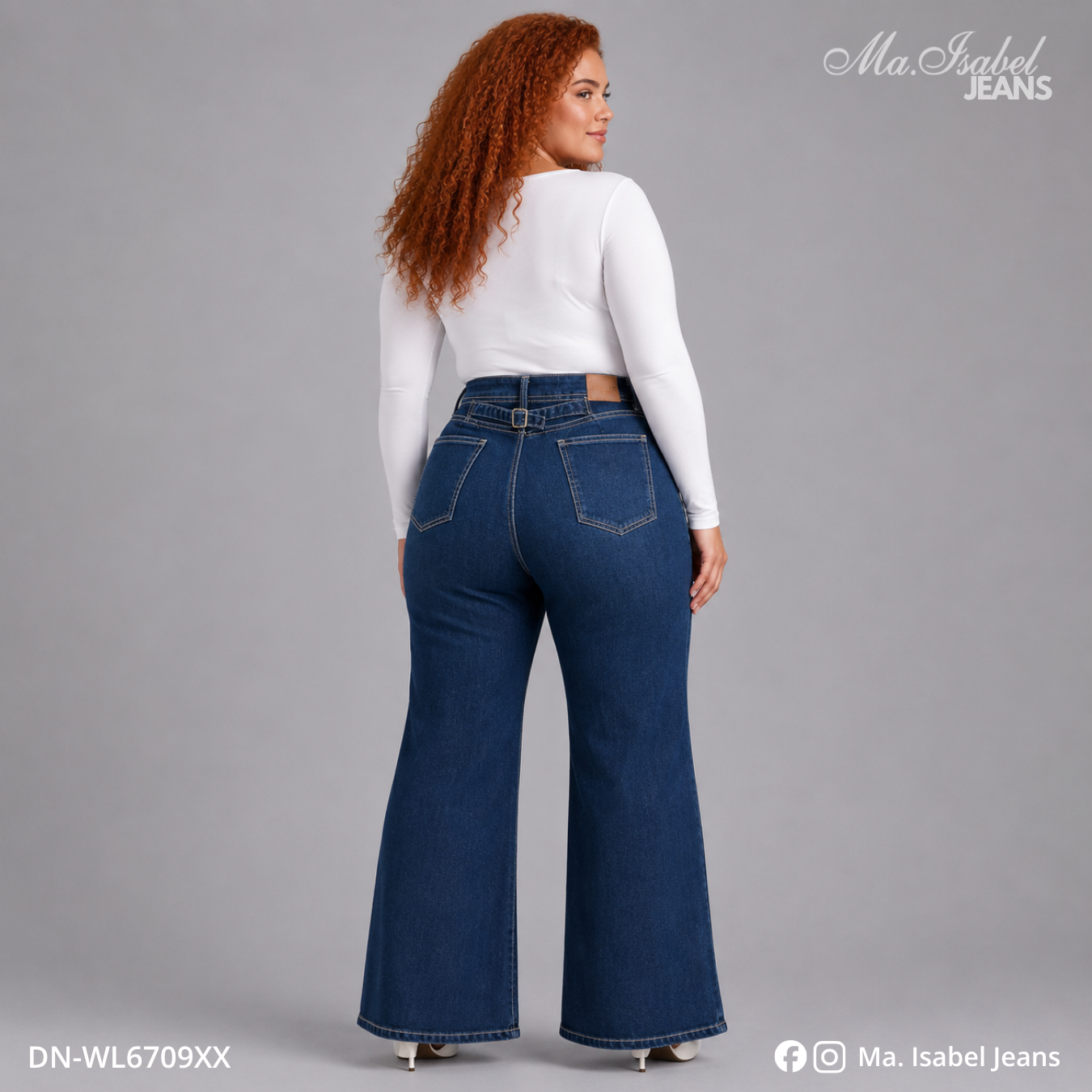 Jean Wide Leg Curvy - Marino Brillos