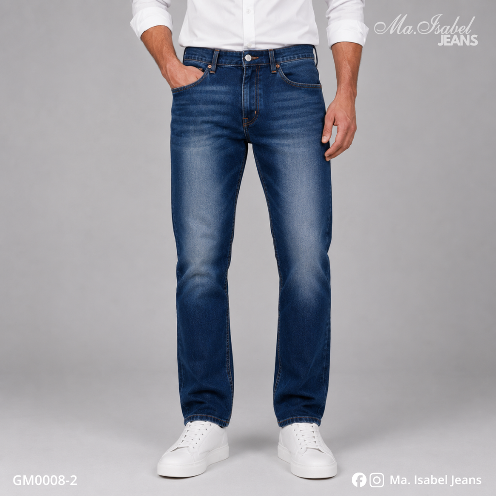 Ma. Isabel Jeans Chiconcuac jeans rectos para hombre stone marino claro ideales para distribuidores y venta al mayoreo