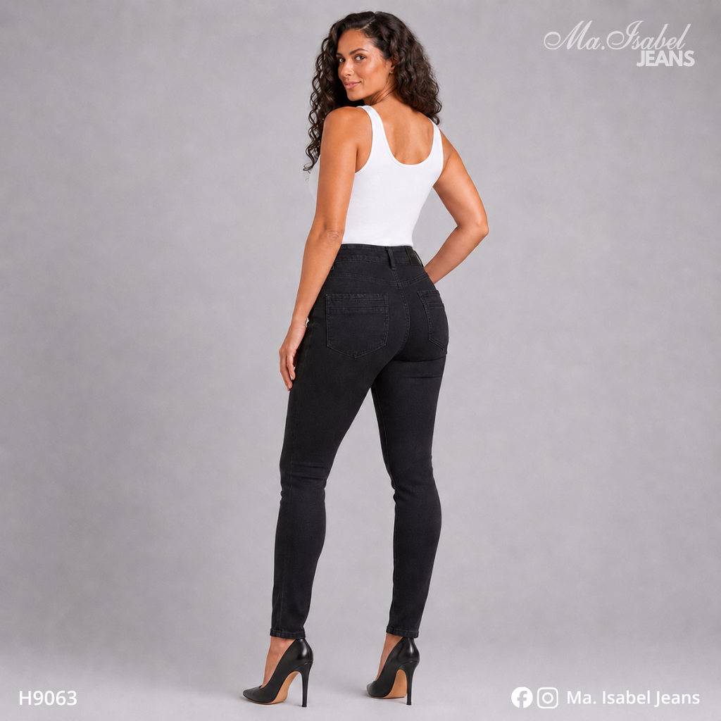 Jean Skinny Mujer - Negro