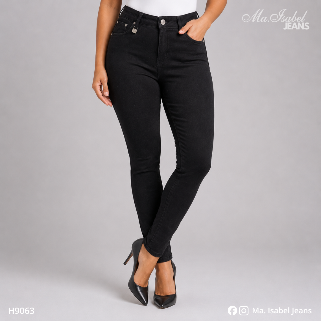 Jean Skinny Mujer - Negro