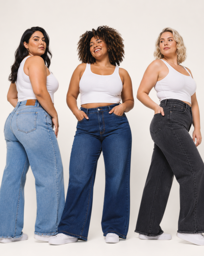 Mezclilla premium, ajuste favorecedor y diseños en tendencia de Ma Isabel Jeans México para mujeres tallas extra.