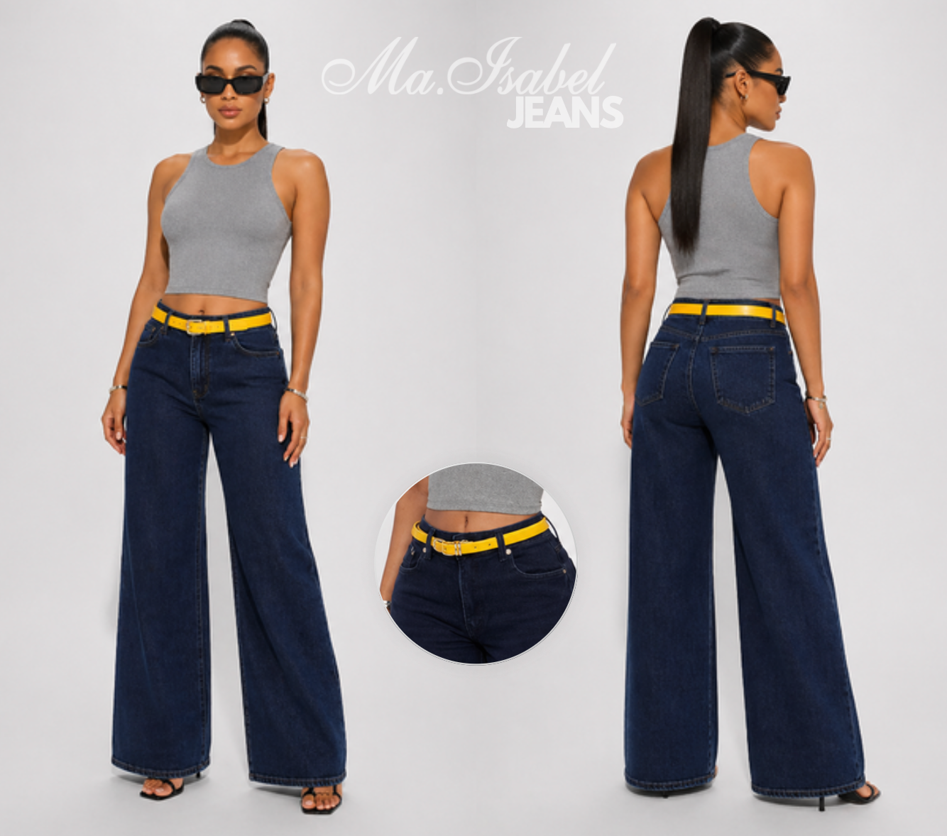 Mom Jeans con brillos