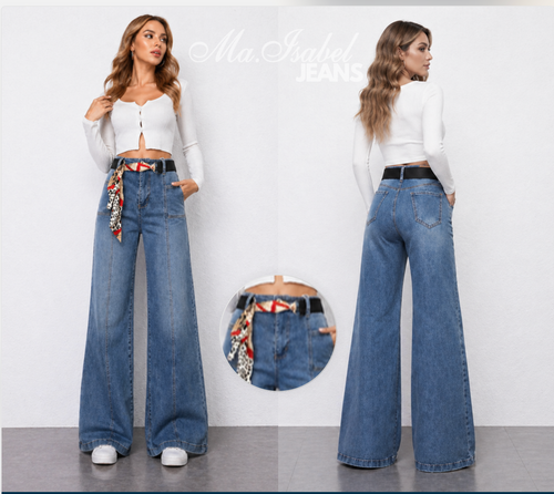 Mom Jeans con brillos