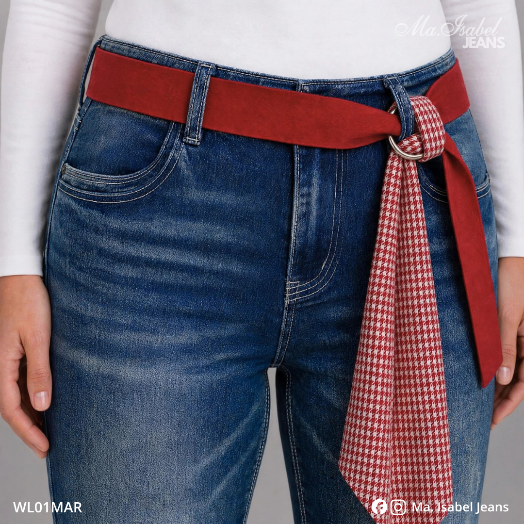 Jean Wide Leg Mujer Curvy - Marino